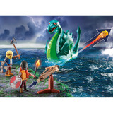 PLAYMOBIL Historia Vikingos con monstruo marino, Juegos de construcción 