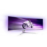 Philips Evnia 8000 49M2C8900L/00 pantalla para PC 124,2 cm (48.9") 5120 x 1440 Pixeles Dual QHD QD-OLED Blanco, Monitor de gaming blanco, 124,2 cm (48.9"), 5120 x 1440 Pixeles, Dual QHD, QD-OLED, 0,03 ms, Blanco