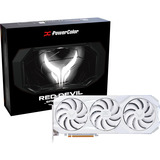 PowerColor Radeon RX 9070 XT Red Devil 16GB OC WHITE, Tarjeta gráfica blanco