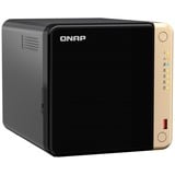 QNAP TS-464 NAS Torre Intel® Celeron® N5095 8 GB DDR4 0 TB QNAP QTS Negro negro, NAS, Torre, Intel® Celeron®, N5095, 8 GB, DDR4