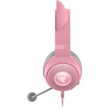 Razer Kraken Kitty V2, Auriculares para gaming rosa neón