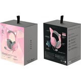 Razer Kraken Kitty V2, Auriculares para gaming rosa neón