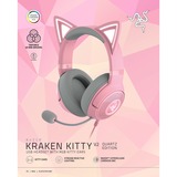 Razer RZ04-04730100-R3M1, Auriculares para gaming rosa neón