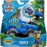 Spin Master PATRULLA CANINA - Pack Figura Chase Jungle Pups y Vehículo Tiger Lanza Proyectiles - Patrulla Canina Juguetes - 6067758 - Juguetes Niños 3 años + Regalo Niño 3 años +, Vehículo de juguete PAW Patrol PATRULLA CANINA - Pack Figura Chase Jungle Pups y Vehículo Tiger Lanza Proyectiles - Patrulla Canina Juguetes - 6067758 - Juguetes Niños 3 años + Regalo Niño 3 años +, Coche de policía, PAW Patrol, 3 año(s), Plástico, Negro, Azul