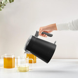 Tefal Acero inoxidable, Hervidor de agua negro/Acero fino