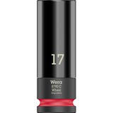 Wera 8790 C Vaso de impacto Negro, Llave de tubo Vaso de impacto, Negro, 1 cabezal(es), 1/2", Métrico, 17 mm