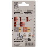 fischer Taco SX Plus 6x50 K, Pasador gris claro