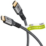 goobay Cable HDMI Plus Ultra de alta velocidad, 8K @ 60Hz gris