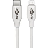 goobay Set de carga Apple Lightning / USB-C PD 30 vatios, Cargador blanco