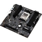 ASRock B650M PG Lightning, Placa base negro/Gris