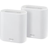 ASUS EBM68(2PK) – Expert Wifi Tribanda (2,4 GHz/5 GHz/5 GHz) Wi-Fi 6 (802.11ax) Blanco 3 Interno, Punto de acceso de malla blanco, Blanco, Interno, Enrutador de malla, Poder, Tribanda (2,4 GHz/5 GHz/5 GHz), Wi-Fi 6 (802.11ax)