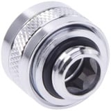 Alphacool Eiszapfen PRO 13mm HardTube Fitting G1/4 - Chrome, Conexión plateado
