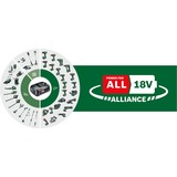 Bosch EasyDrill 18V-40 1630 RPM Sin llave 1,3 kg Negro, Verde, Taladro/destornillador verde/Negro, Taladro de pistola, Sin llave, Sin escobillas, Negro, Verde, 1,3 cm, 1630 RPM