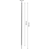Bosch Expert Broca para martillo SDS plus-7X, Taladro Martillo perforador, Hammer drill bit, 1,8 cm, 1000 mm, Concreto, Piedra, 95 cm