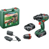Bosch Taladro atornillador percutor a batería AdvancedImpact 18, Taladro/destornillador verde/Negro