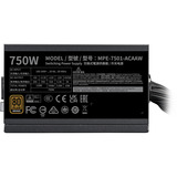 Cooler Master MPE-7501-ACABW-3BEU, Fuente de alimentación de PC negro