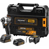 DEWALT Atornillador de impacto a batería DCF85ME2GT, 18 Voltios, 1/4", en diseño McLaren, Tornillo de percusión gris/Negro