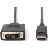 Digitus Cable adaptador DisplayPort > DVI-D negro