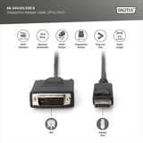 Digitus Cable adaptador DisplayPort > DVI-D negro