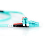 Digitus Cable de parcheo LWL, dúplex, conector LC > LC, multimodo OM3 turquesa