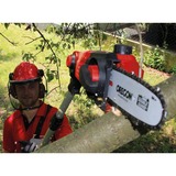 EINHELL Ebrancheur et taille-haie sans fil sur batterie GE-HC 18 Li T Set Power X-Change (lithium ion, 18 V, télescopique, scie à chaîne de 170 mm, taille-haie de 400 mm y compris batterie de 3.0 Ah et chargeur) rojo, 18 V, télescopique, scie à chaîne de 170 mm, taille-haie de 400 mm y compris batterie de 3.0 Ah et chargeur)