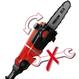 EINHELL Ebrancheur et taille-haie sans fil sur batterie GE-HC 18 Li T Set Power X-Change (lithium ion, 18 V, télescopique, scie à chaîne de 170 mm, taille-haie de 400 mm y compris batterie de 3.0 Ah et chargeur) rojo, 18 V, télescopique, scie à chaîne de 170 mm, taille-haie de 400 mm y compris batterie de 3.0 Ah et chargeur)