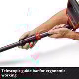 EINHELL Power X-Change Recortadora de césped a batería GE-CT 18/25 Li - Solo, 18Volt, Cortabordes rojo/Negro