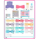 EPOCH Traumwiesen Aquabeads - Set de inicio para estudio de uñas, Manualidades 