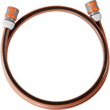 GARDENA Manguera de jardín con conector Flex 1/2, 1,5 m negro/Naranja, 18040-20