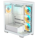 GIGABYTE C500 PANORAMIC STEALTH Midi Tower Blanco, Cajas de torre blanco, Midi Tower, PC, Blanco, ATX, Mini-ATX, Mini-ITX, Vidrio, Plástico, Acero, Juego
