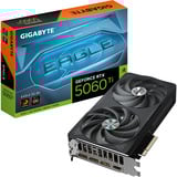 GIGABYTE GeForce RTX 5060 Ti EAGLE OC 8G Tarjeta Gráfica – 8 GB GDDR7, 128 bits, PCI-E 5.0, 2617 MHz Frecuencia del núcleo, 3 x DisplayPort, 1 x HDMI, GV-N506TEAGLE OC-8GD 128 bits, PCI-E 5.0, 2617 MHz Frecuencia del núcleo, 3 x DisplayPort, 1 x HDMI, GV-N506TEAGLE OC-8GD, GeForce RTX 5060 Ti, 8 GB, GDDR7, 128 bit, 7680 x 4320 Pixeles, PCI Express x8 5.0
