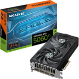 GIGABYTE GeForce RTX 5060 Ti EAGLE OC 8G Tarjeta Gráfica – 8 GB GDDR7, 128 bits, PCI-E 5.0, 2617 MHz Frecuencia del núcleo, 3 x DisplayPort, 1 x HDMI, GV-N506TEAGLE OC-8GD 128 bits, PCI-E 5.0, 2617 MHz Frecuencia del núcleo, 3 x DisplayPort, 1 x HDMI, GV-N506TEAGLE OC-8GD, GeForce RTX 5060 Ti, 8 GB, GDDR7, 128 bit, 7680 x 4320 Pixeles, PCI Express x8 5.0