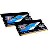 G.Skill Ripjaws F4-3200C22D-16GRS módulo de memoria 16 GB 2 x 8 GB DDR4 3200 MHz, Memoria RAM negro, 16 GB, 2 x 8 GB, DDR4, 3200 MHz