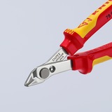 KNIPEX Electronic Super Knips 78 06 125, Alicates eléctricos rojo/Amarillo