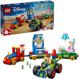 LEGO Disney Tren de Celebración de Toy Story y Coche RC, Juegos de construcción Juego de construcción, 4 año(s), Plástico, 206 pieza(s), 526 g