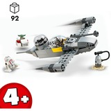 LEGO Star Wars Caza Estelar N-1 de Mando y Grogu, Juegos de construcción Juego de construcción, 4 año(s), Plástico, 92 pieza(s), 245 g
