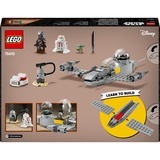 LEGO Star Wars Caza Estelar N-1 de Mando y Grogu, Juegos de construcción Juego de construcción, 4 año(s), Plástico, 92 pieza(s), 245 g