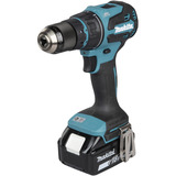 Makita Taladro atornillador a batería con sistema de cabezal intercambiable DDF491ZJ01, 18 Voltios, Taladro/destornillador azul/Negro