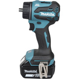 Makita Taladro atornillador a batería con sistema de cabezal intercambiable DDF491ZJ01, 18 Voltios, Taladro/destornillador azul/Negro