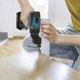 Makita Taladro atornillador a batería con sistema de cabezal intercambiable DDF491ZJ01, 18 Voltios, Taladro/destornillador azul/Negro