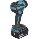 Makita Taladro atornillador a batería con sistema de cabezal intercambiable DDF491ZJ01, 18 Voltios, Taladro/destornillador azul/Negro