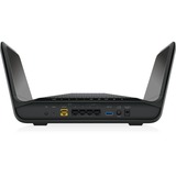 Netgear Nighthawk Tri-Band AX8 8-Stream AX6600 WiFi 6 Router (RAX70) router inalámbrico Gigabit Ethernet Tribanda (2,4 GHz/5 GHz/5 GHz) Negro negro, Wi-Fi 6 (802.11ax), Tribanda (2,4 GHz/5 GHz/5 GHz), Ethernet, Negro, Router de sobremesa
