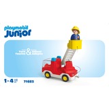 PLAYMOBIL Junior: Vehículo escalera de bomberos, Juegos de construcción 