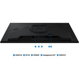 Samsung Odyssey S27HG402EU, Monitor de gaming negro