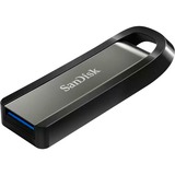 SanDisk Extreme Go unidad flash USB 64 GB USB tipo A 3.2 Gen 1 (3.1 Gen 1) Acero inoxidable, Lápiz USB plateado/Negro, 64 GB, USB tipo A, 3.2 Gen 1 (3.1 Gen 1), 395 MB/s, Deslizar, Acero inoxidable