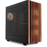 Sharkoon Rebel C70M RGB, Cajas de torre negro/Madera