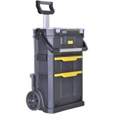 STST1-79231 caja para equipo Maletín con ruedas Negro, Amarillo, Carretilla