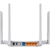TP-Link Archer C50 router inalámbrico Ethernet rápido Doble banda (2,4 GHz / 5 GHz) Blanco azul/Gris, Wi-Fi 5 (802.11ac), Doble banda (2,4 GHz / 5 GHz), Ethernet, Blanco, Router de sobremesa