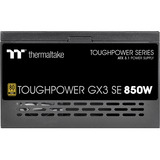 Thermaltake Toughpower GX3 SE 850W, Fuente de alimentación de PC negro