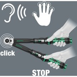 Wera Click-Torque C 2 Push R/L, Llave de torsión negro/Verde